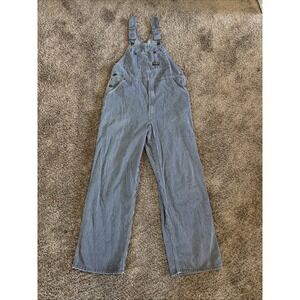 Vintage OSHKOSH B'OSH Overalls Striped Vestbak Union Made Sanforized Apron